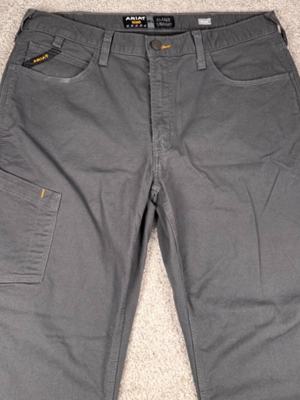 Ariat Rebar M4 Workwear Relaxed Straight Heavy Duty Carpenter Pants Mens 36x32